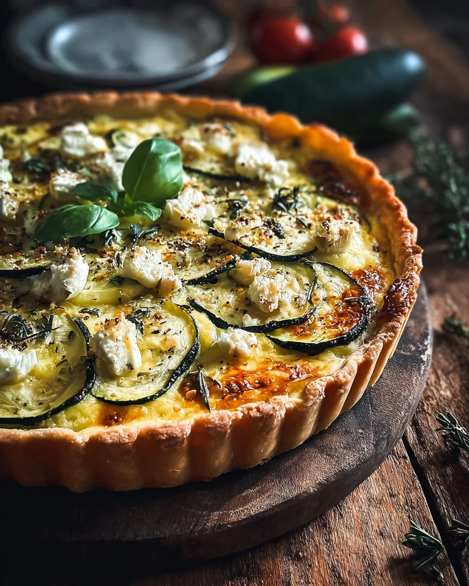 Tarte Courgette Feta