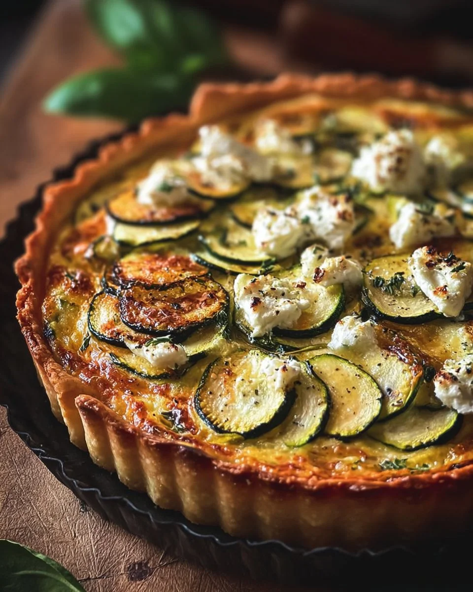 Tarte Courgette Feta