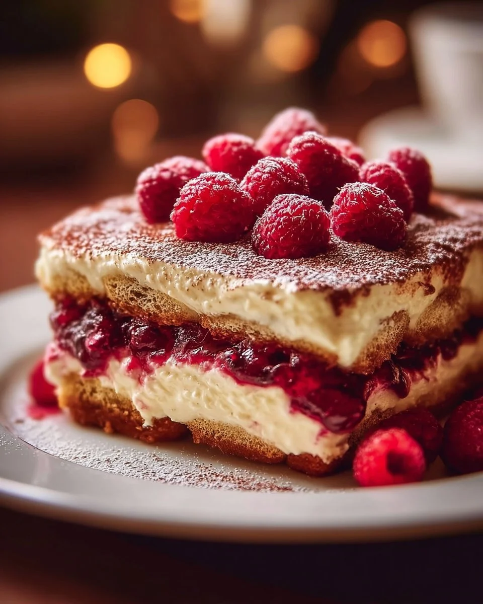 Tiramisu aux Framboises