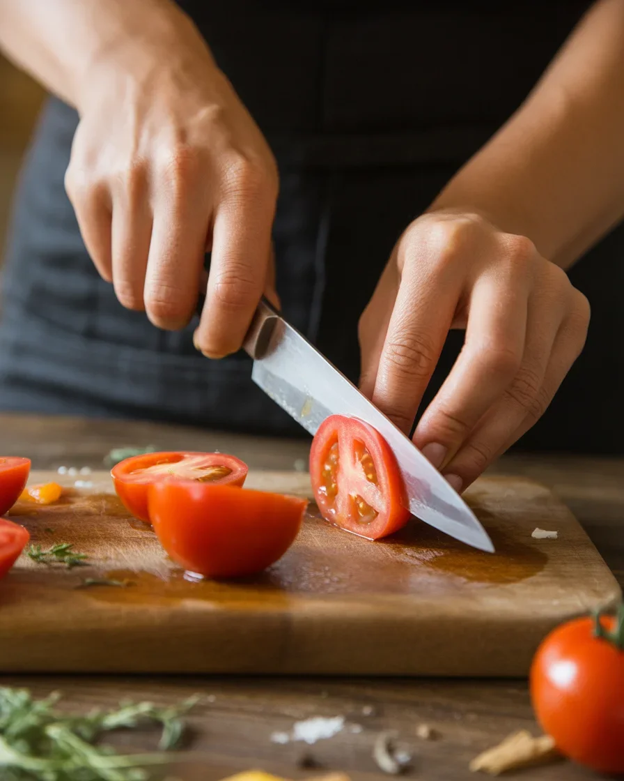 Une délicieuse Tarte aux tomates et moutarde à faire chez soi