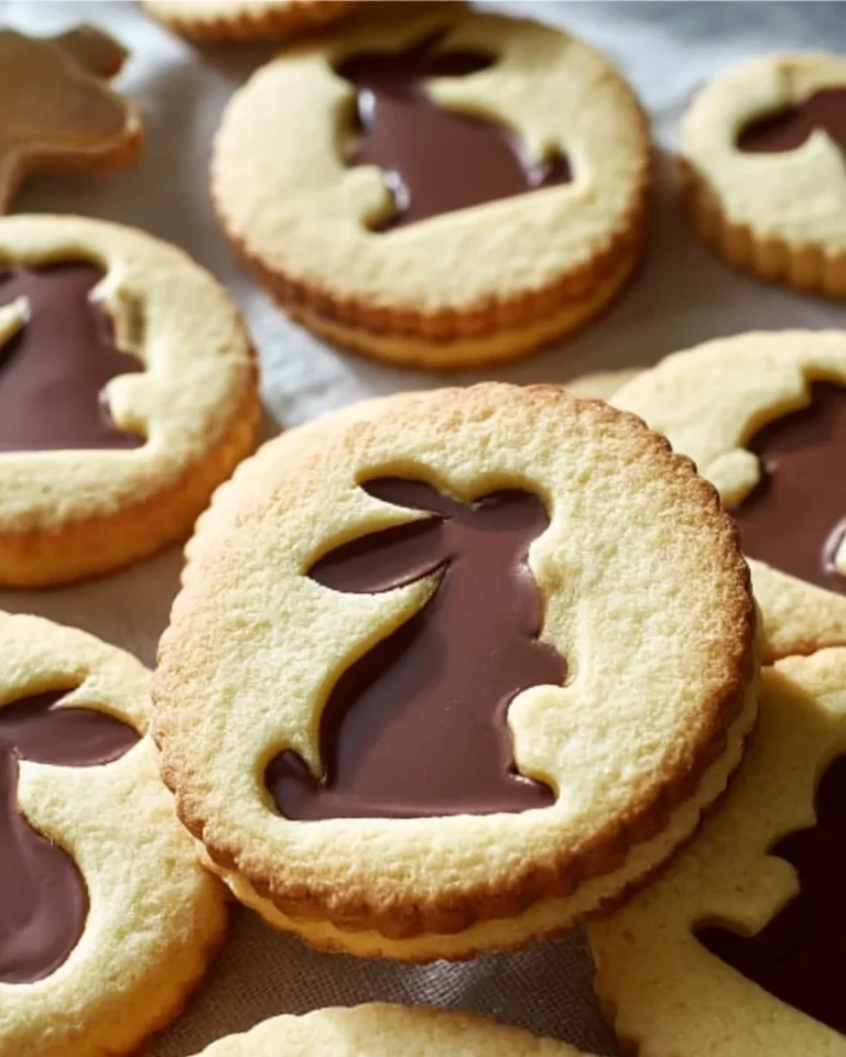 Biscuits de Pâques fourrés au chocolat délicieux et fondants