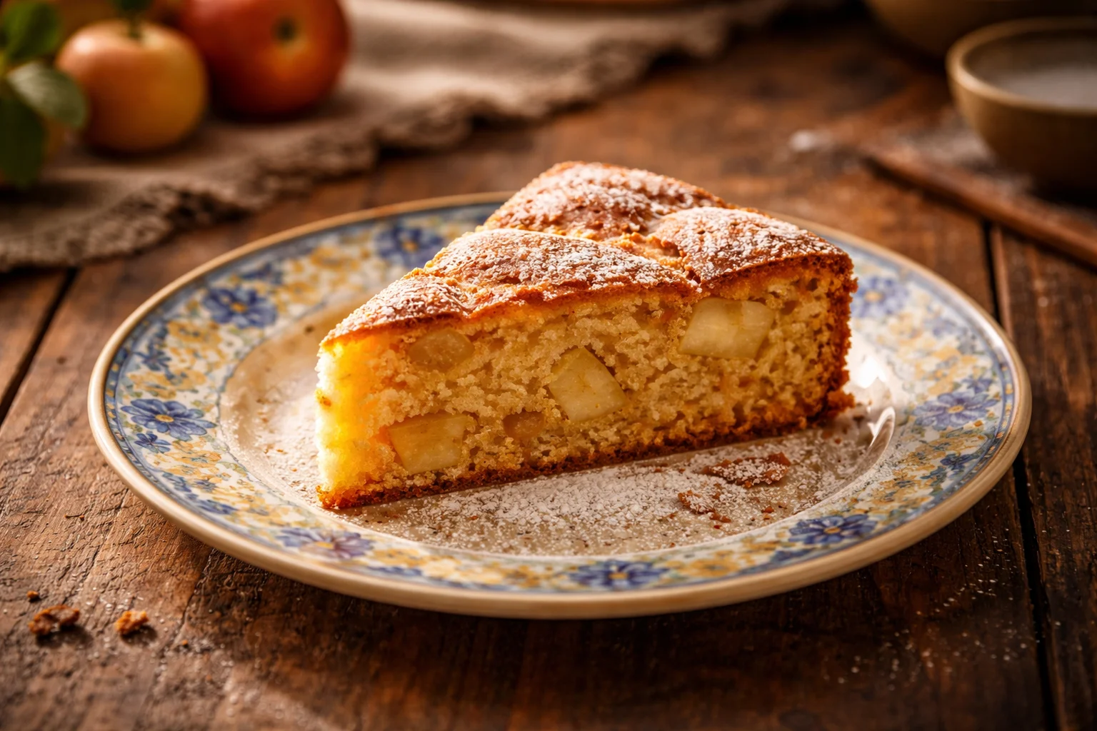 Moelleux aux pommes, fondant et r&eacute;confortant &agrave; chaque bouch&eacute;e!