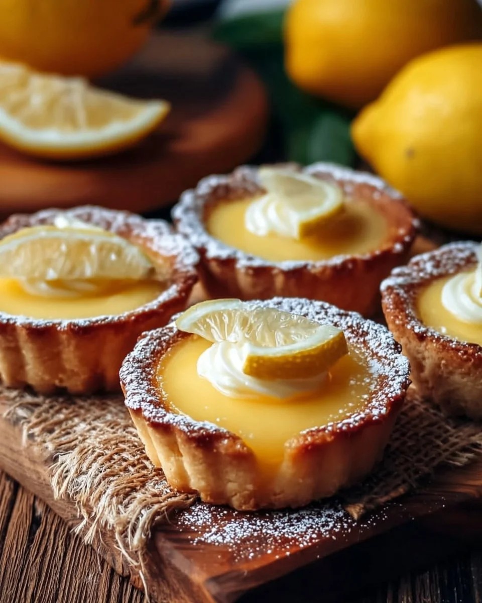Petites tartes magiques au citron