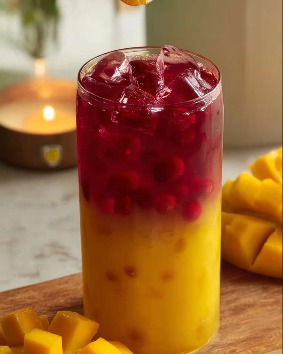 Refreshing Hibiscus Mango Tea Recipe