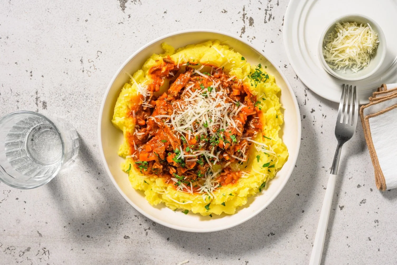 Beef Bolognese Ragù and Celery