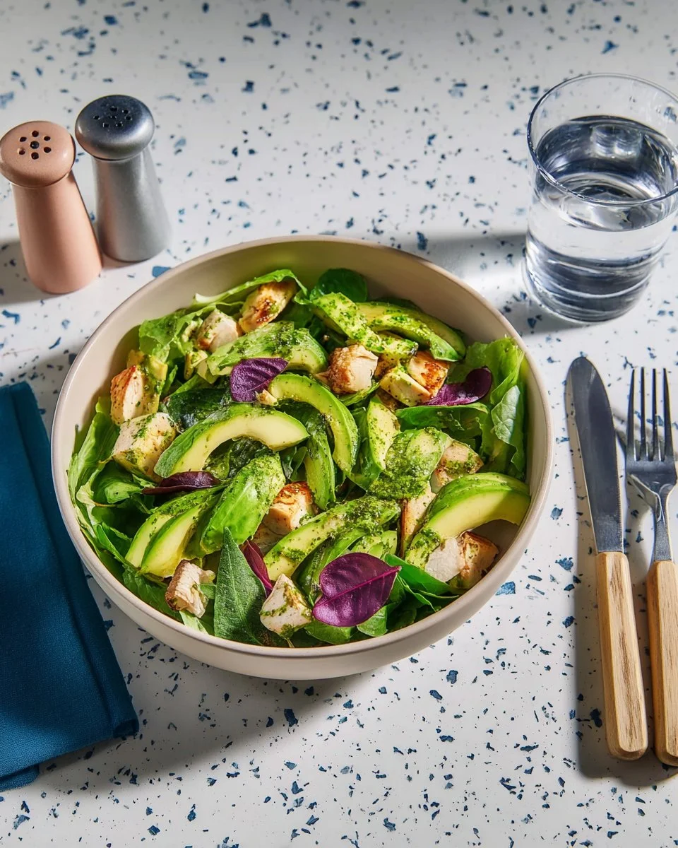 Bol de dinde et avocat à la sauce Green Goddess