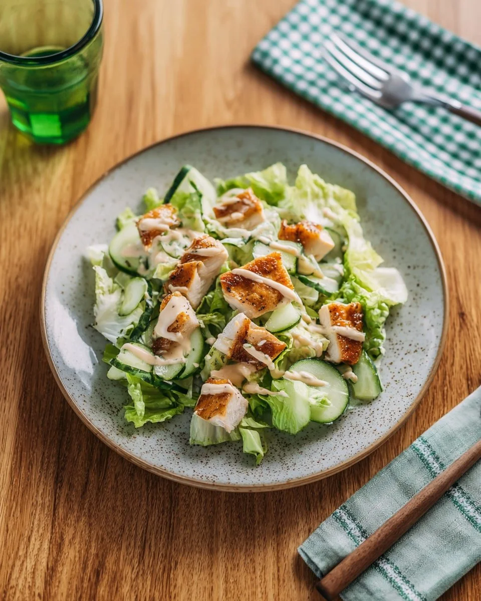 Grilled Chicken Salad with AOP Parmesan and Oregano