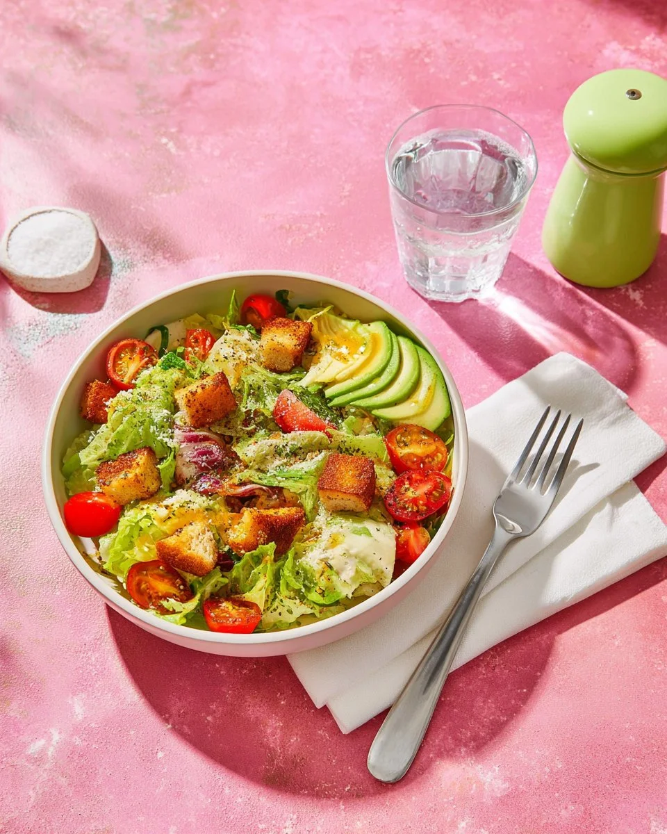 Recette de salade BLT avec bacon croustillant, laitue et tomates