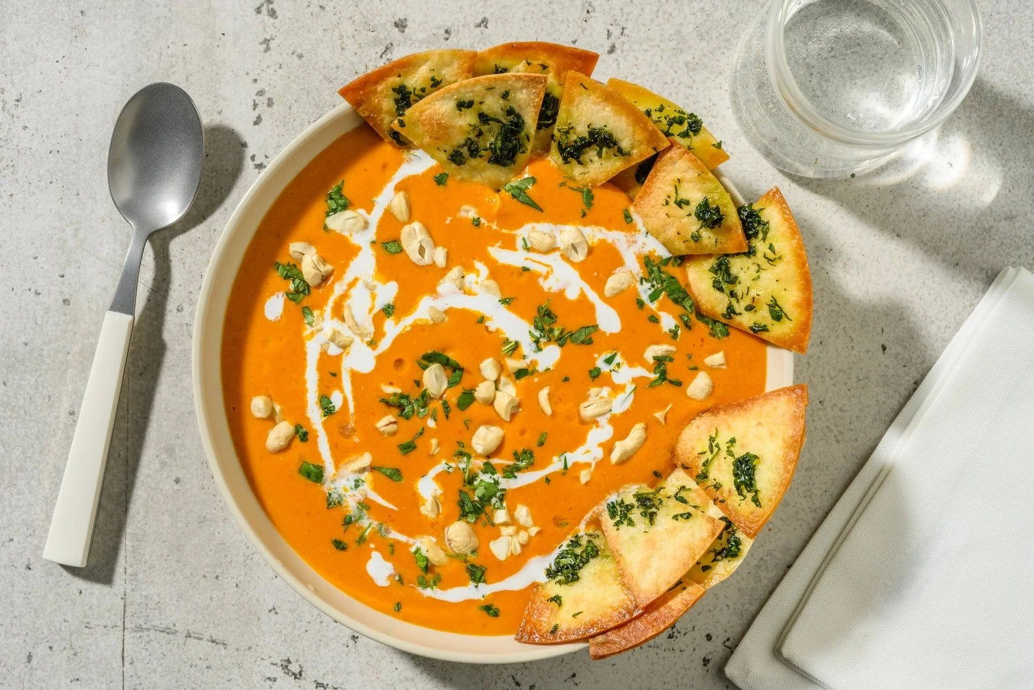 Soupe de lentilles corail, coco et carottes