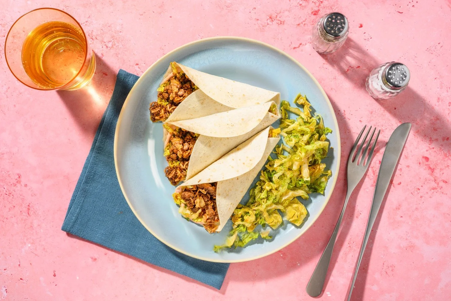 Tacos Burger au Boeuf et Cheddar