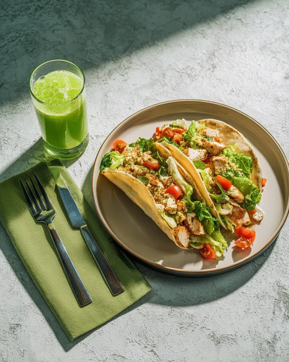 Wraps with Turkey, Mayonnaise and Cheese