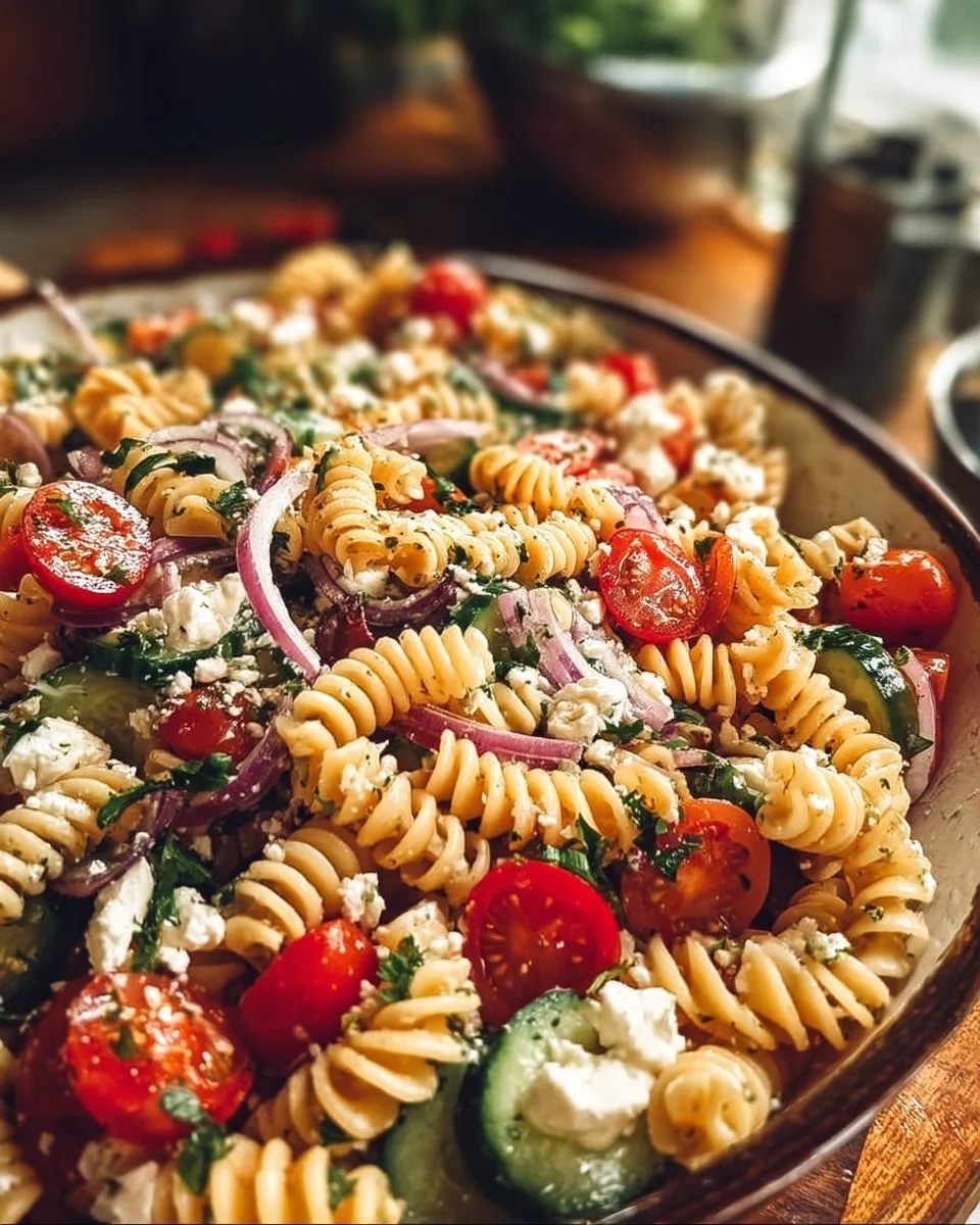 Épinglé par Wink Hobbs sur Recettes de salades | Recettes de salade de pâtes d'été, Recette de salade de pâtes facile, Recettes de salade de pâtes froides