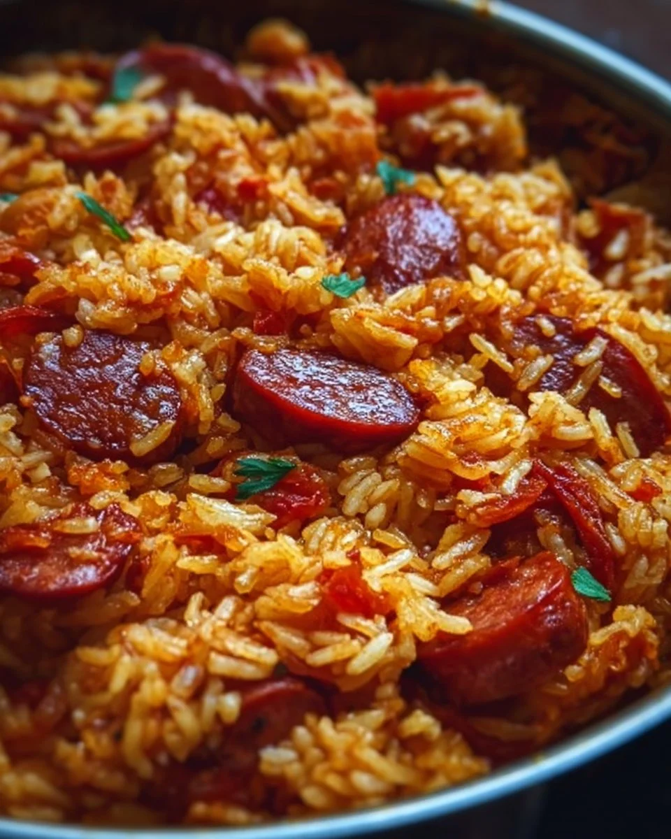 Riz au Chorizo et à la Tomate