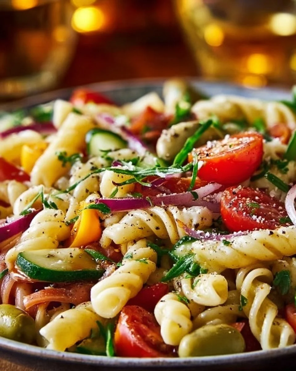 Salade de pâtes à l'italienne