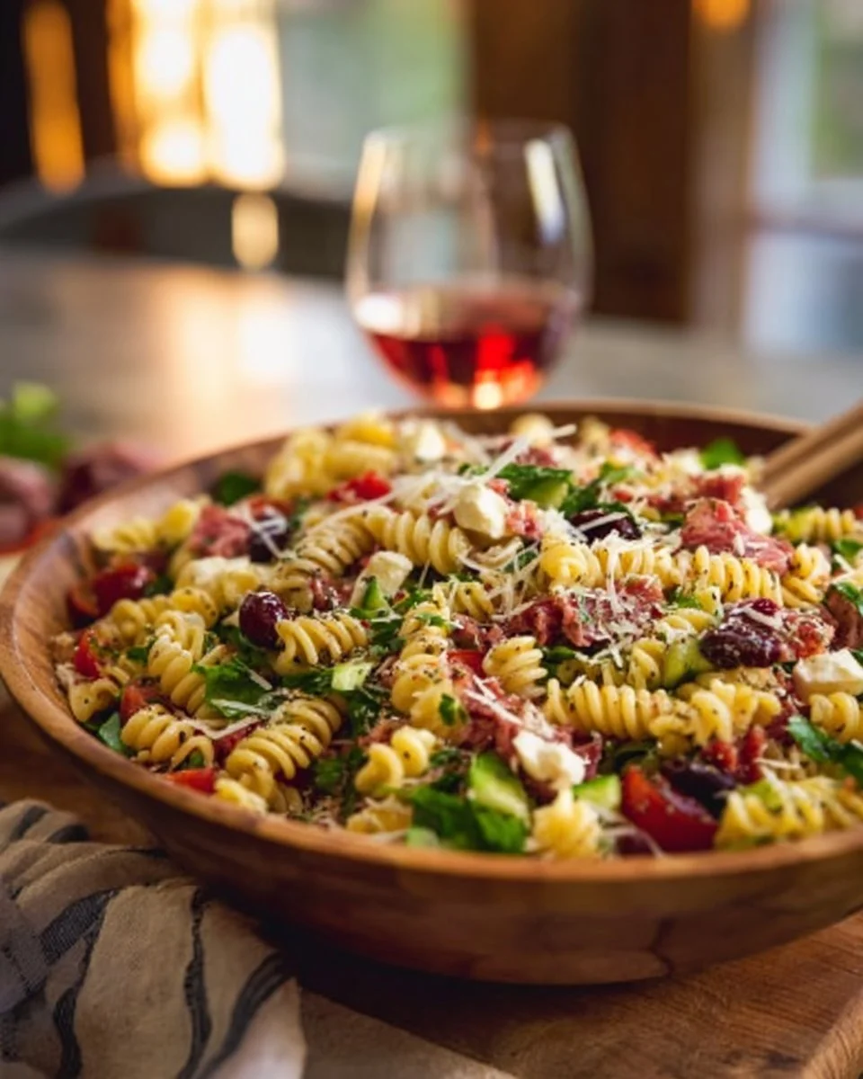 Salade de pâtes à l’italienne