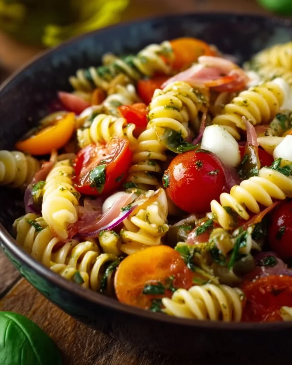 Salade de pâtes italienne