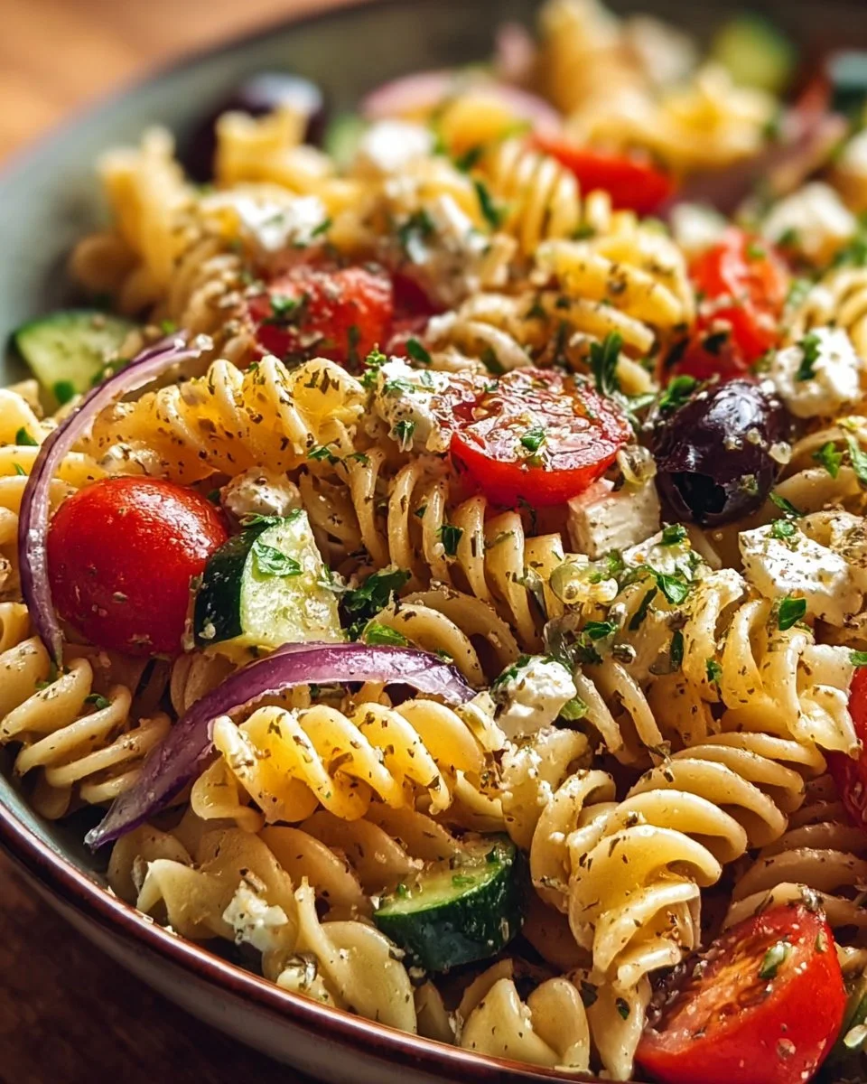 Salade de pâtes méditerranéenne