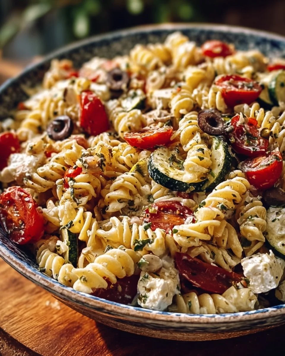 Salade de pâtes méditerranéenne