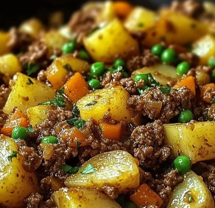 Viande Hachée et Pommes de Terre